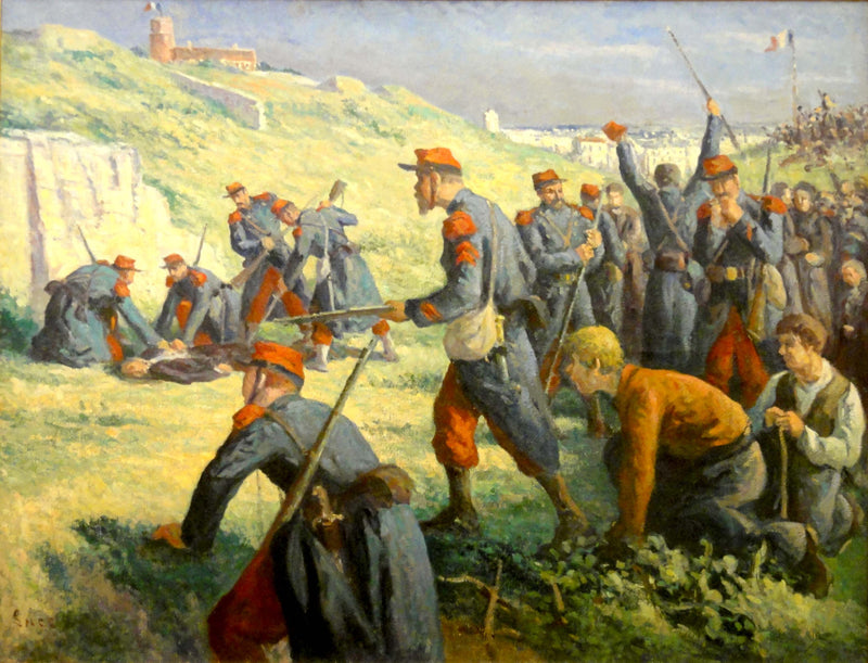De uitvoering van Varlin - Maximilien Luce