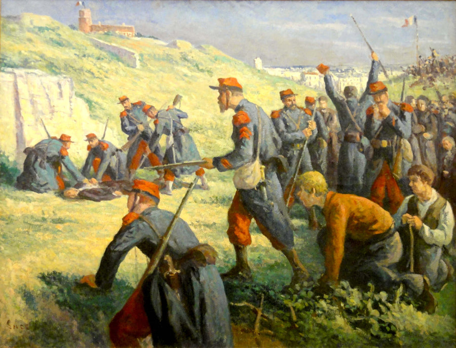 De uitvoering van Varlin - Maximilien Luce