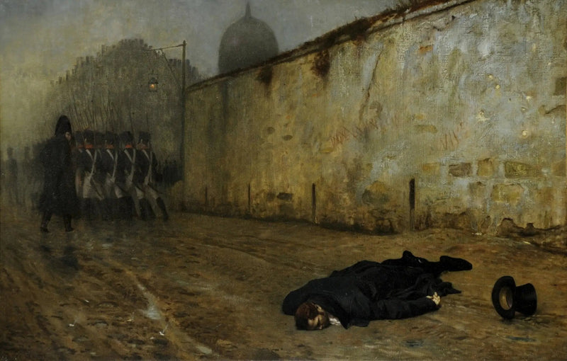 De uitvoering van maarschalk Ney - Jean-Léon Gérôme