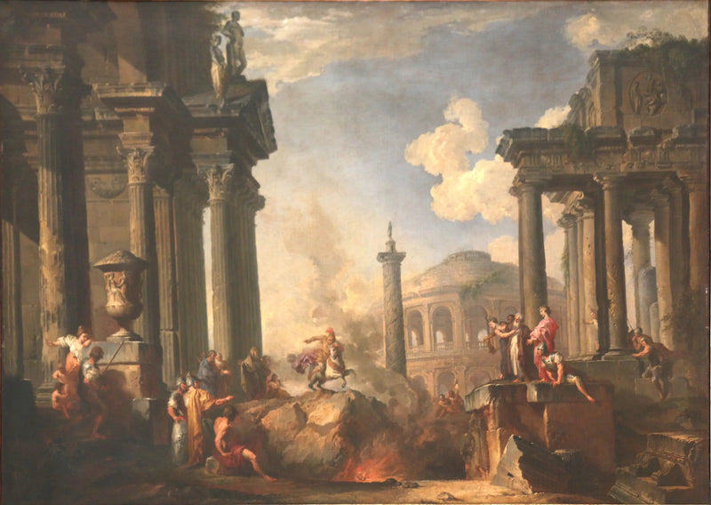 De uitleg van Marcus Curtius - Giovanni Paolo Panini

Source:
L'explication de Marcus Curtius - Giovanni Paolo Panini
