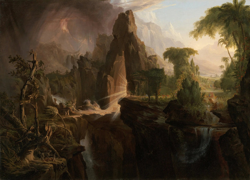 De Uitdrijving uit de Tuin van Eden - Thomas Cole

Source:
L'Expulsion du jardin d'Éden - Thomas Cole