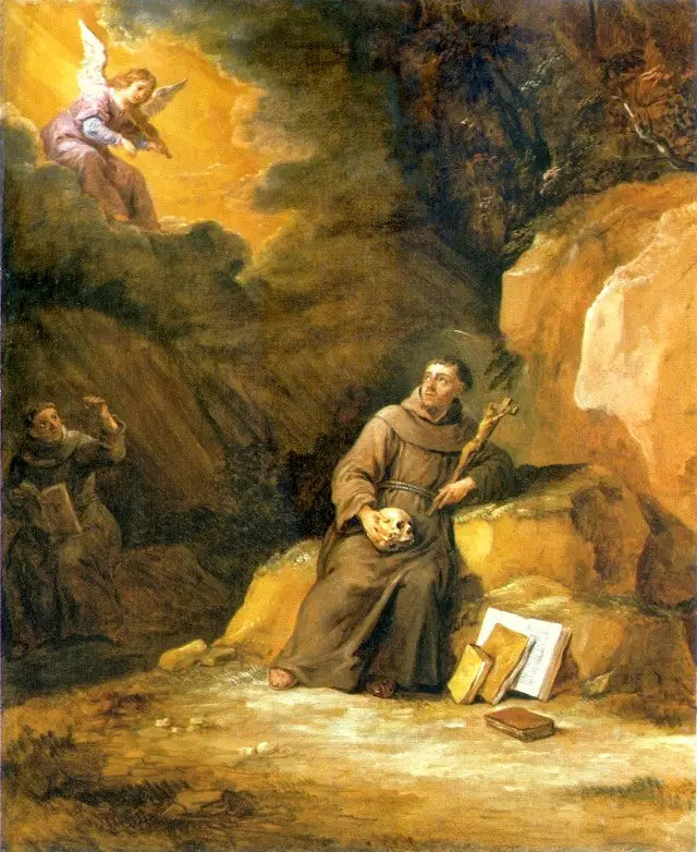 De extase van Sint-Fransiscus. - David Teniers de Jonge

Source:
L'Extase de Saint-François. - David Teniers le Jeune
