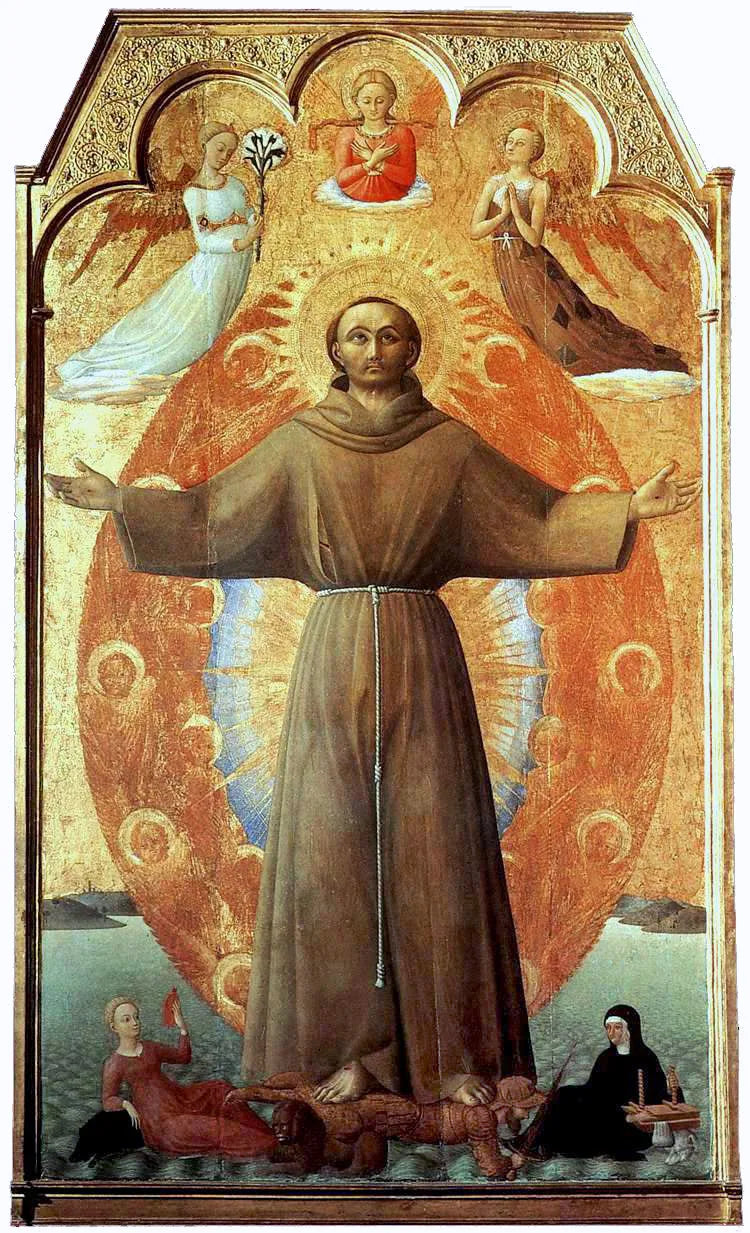 De extase van Sint-Franciscus - Stefano di Giovanni (Sassetta)