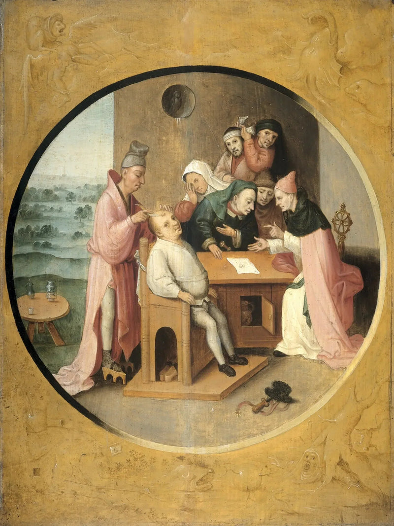 De extractie van de Steen der Dwaasheid - Hieronymus Bosch