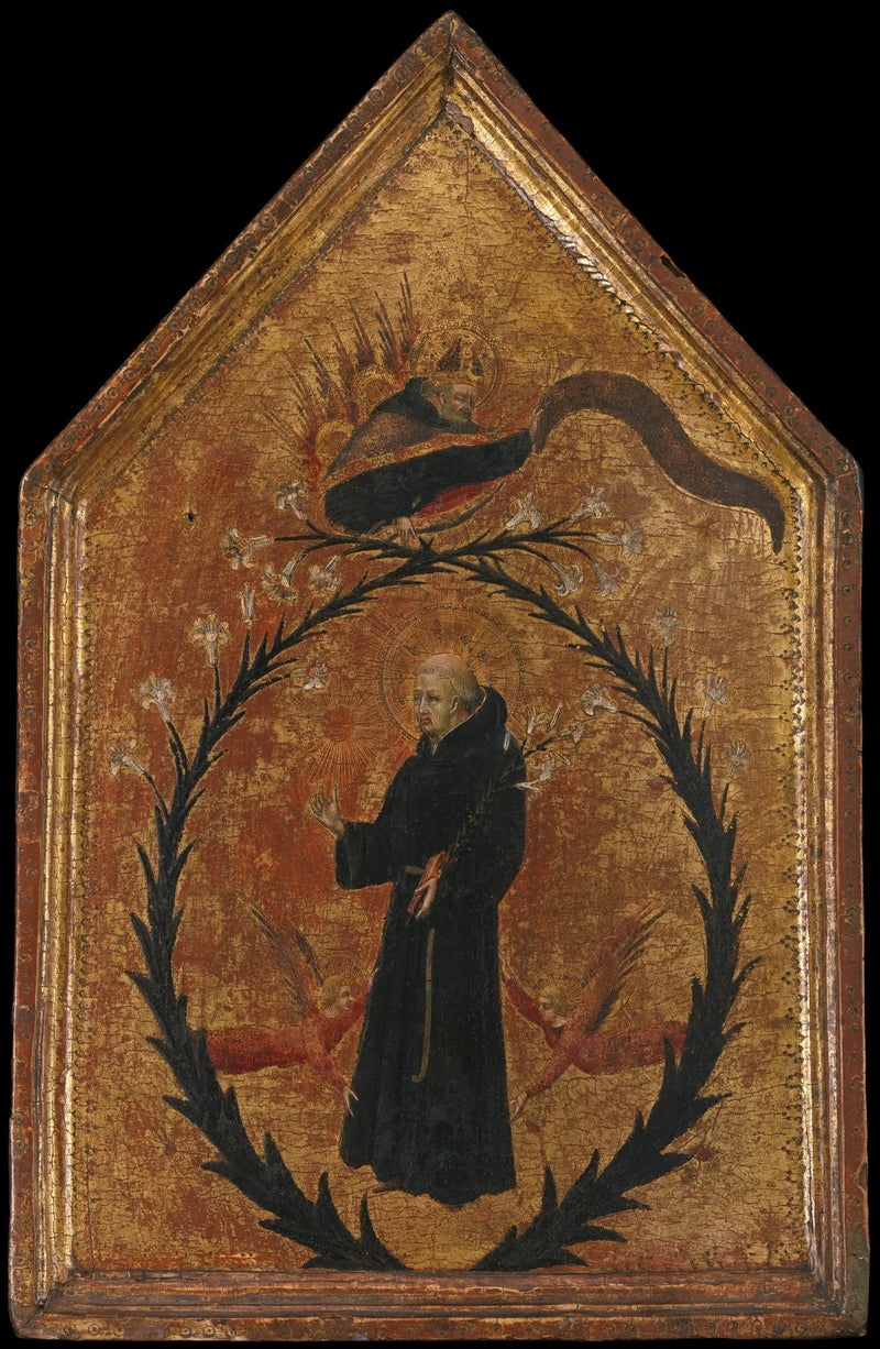 De uitbundigheid van Sint Nicolaas van Tolentino - Giovanni di Paolo