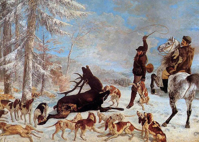 Het Hertenhert - Gustave Courbet
