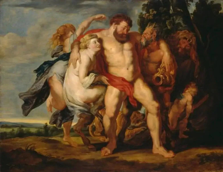De dronken Hercules - Peter Paul Rubens