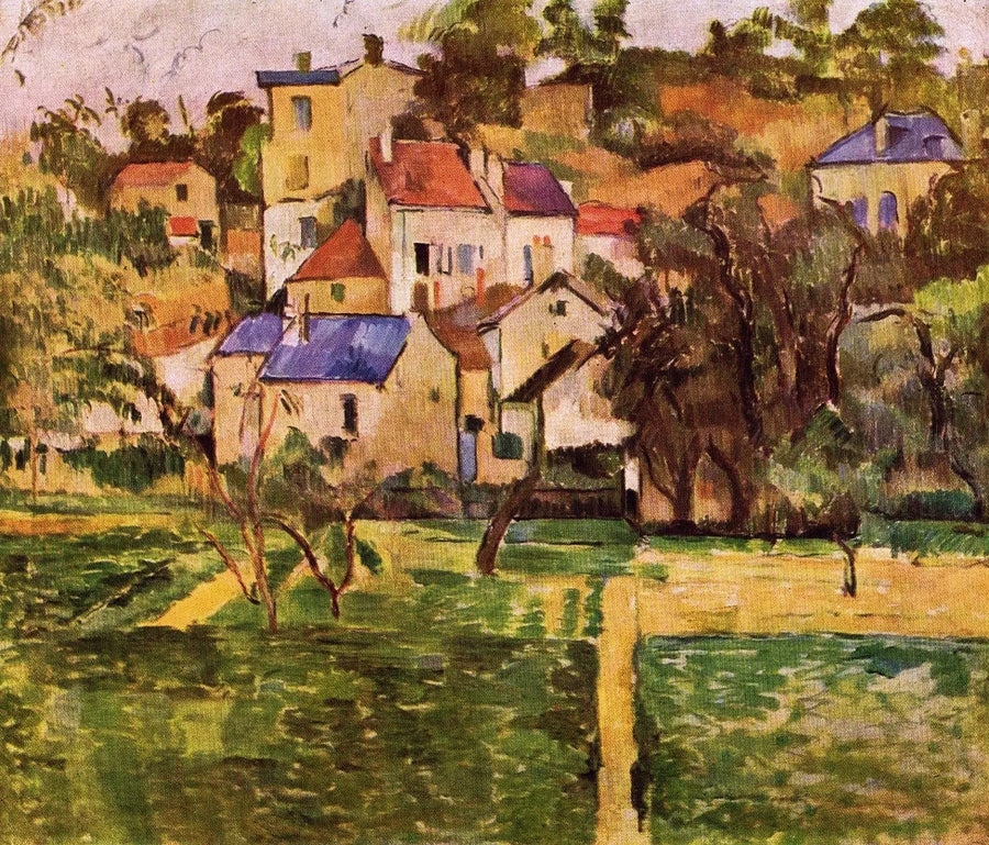 Het Hermitage in Pontoise - Paul Cézanne