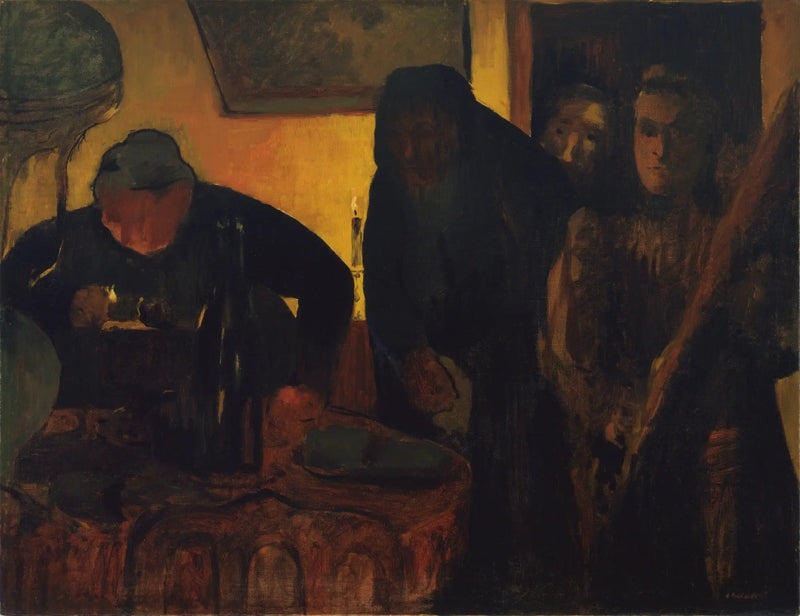 Het avondeten - Édouard Vuillard