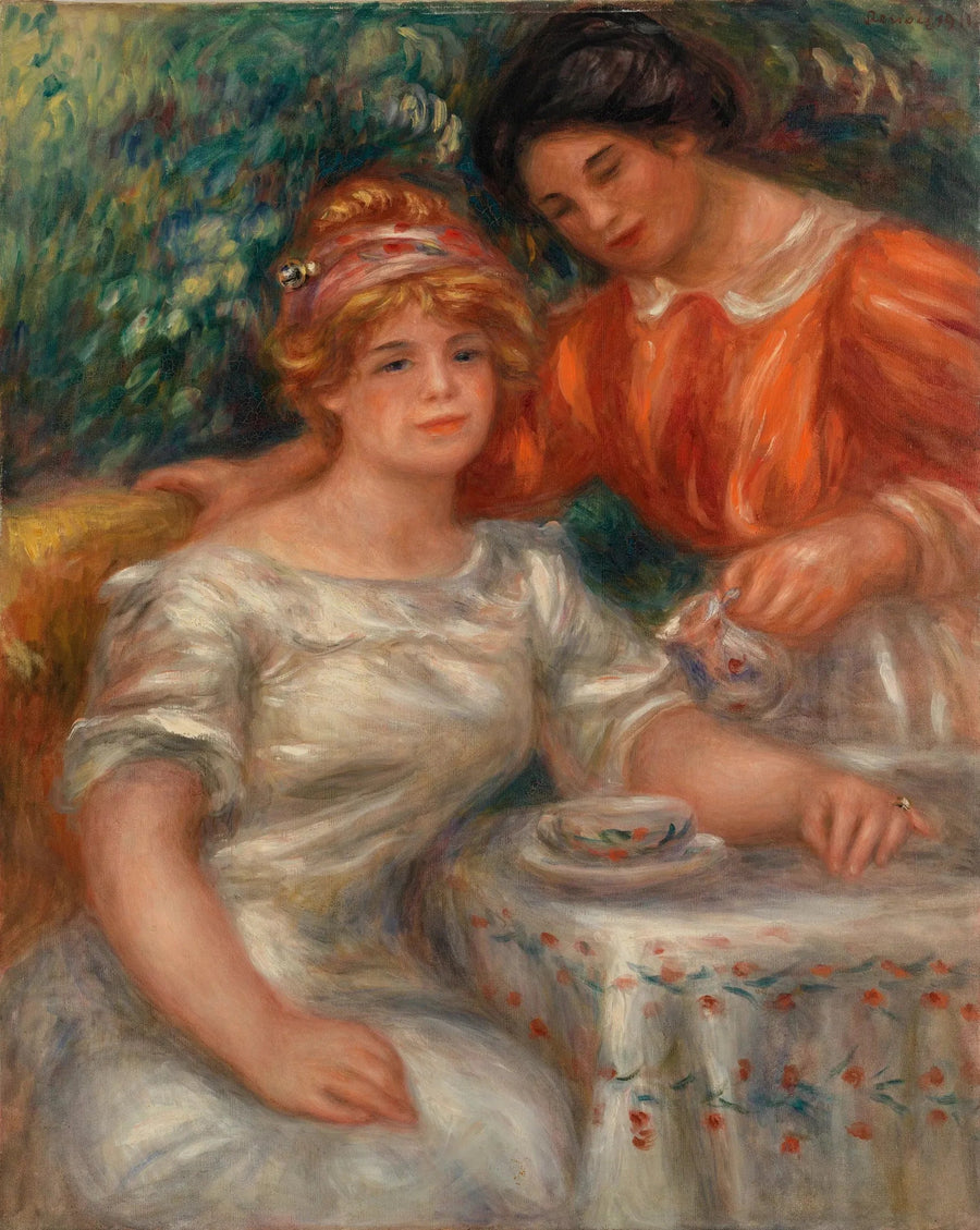 De theetijd - Pierre-Auguste Renoir