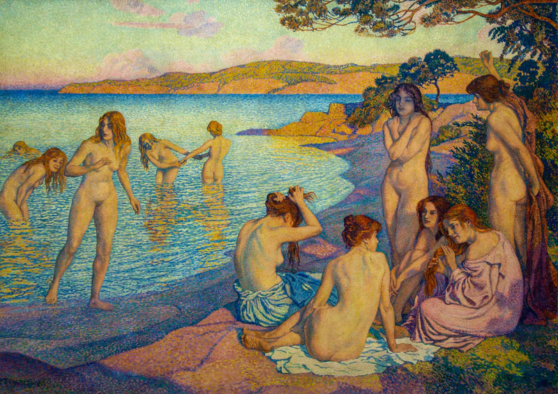 Het gekuste uur - Théo van Rysselberghe