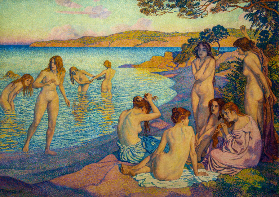 Het gekuste uur - Théo van Rysselberghe