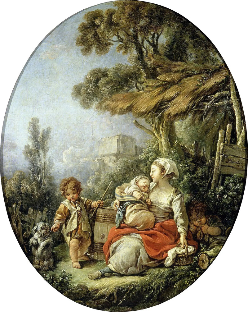 De Gelukkige Moeder - François Boucher