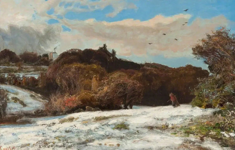 De winter in Ornans - Gustave Courbet