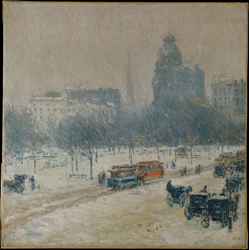 De winter in Union Square - Childe Hassam

Source:
L'hiver à Union Square - Childe Hassam