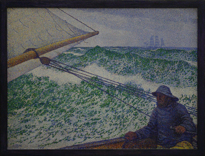De man aan het roer - Théo van Rysselberghe