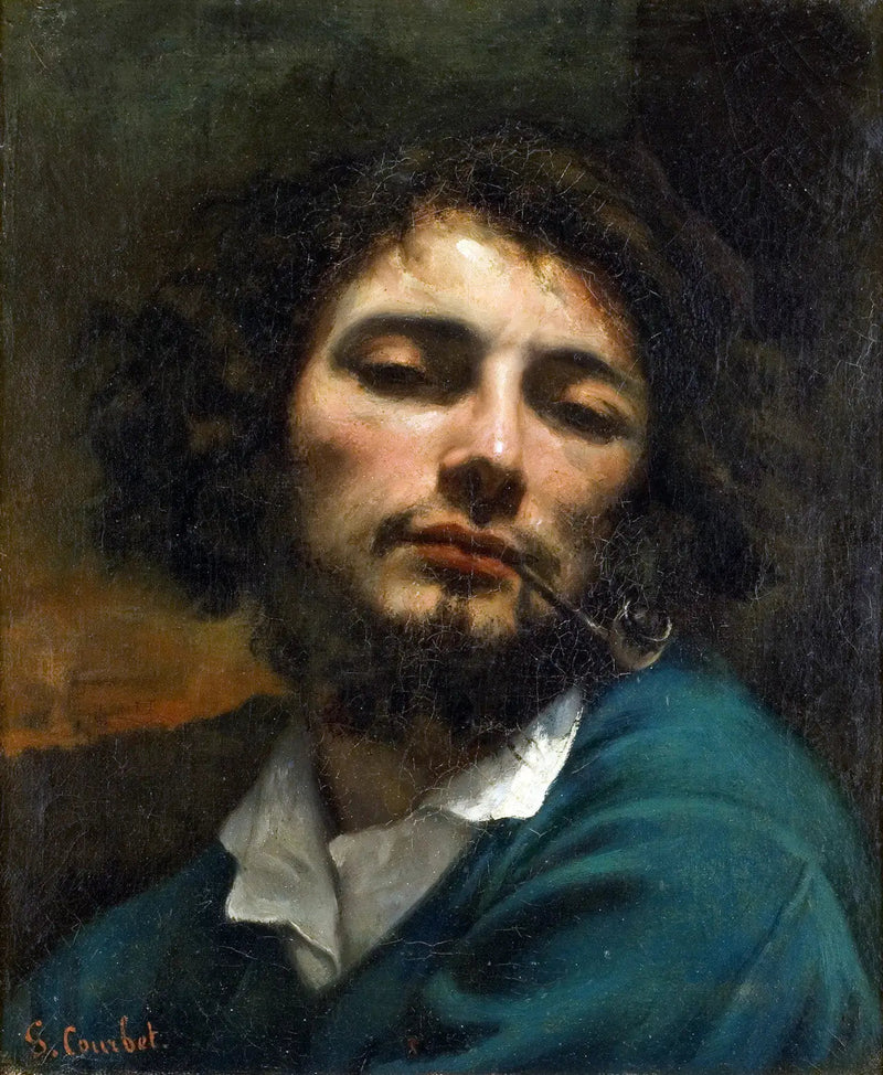 De man met de pijp - Gustave Courbet