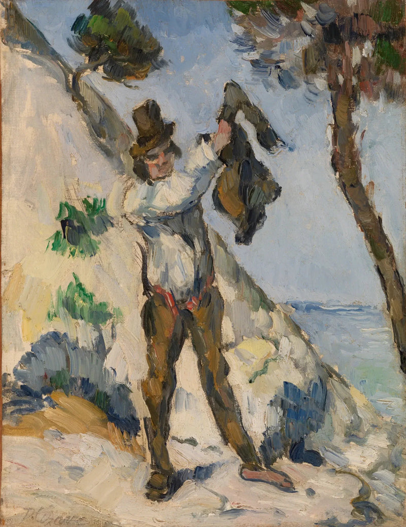 De man met het jasje - Paul Cézanne