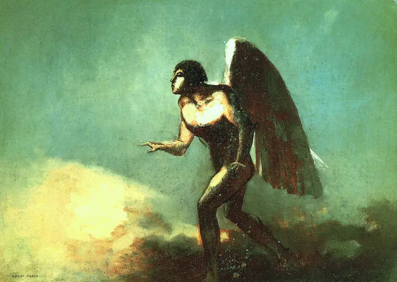 De gevleugelde man - Odilon Redon