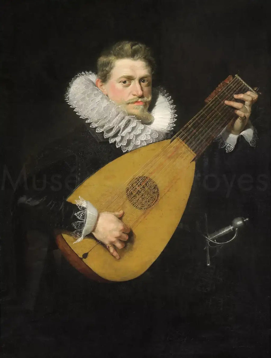 De man met luit - Peter Paul Rubens