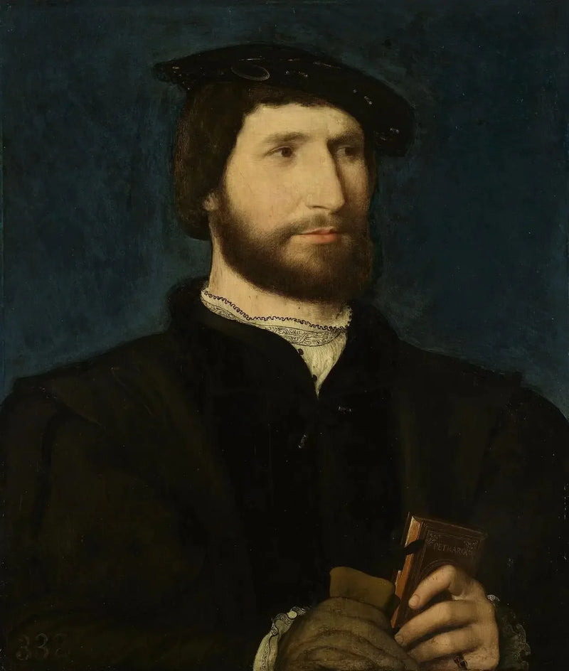 De man met Petrarca - Jean Clouet