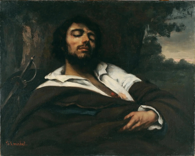 De gewonde man - Gustave Courbet