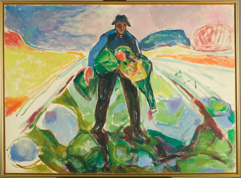De man in het koolveld - Edvard Munch