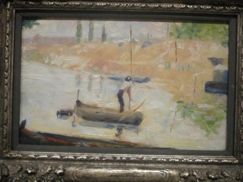 De man in een boot - Georges Seurat