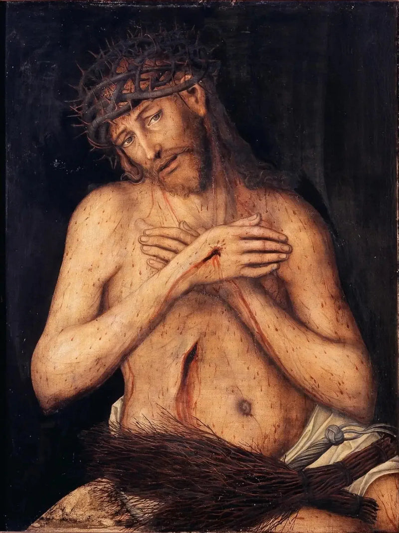 De man van de pijn - Lucas Cranach de Oudere