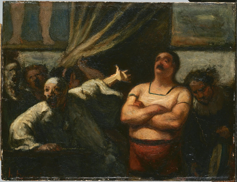 De sterke man - Honoré Daumier