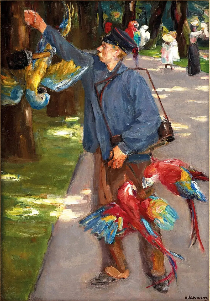 De papegaai man - Max Liebermann