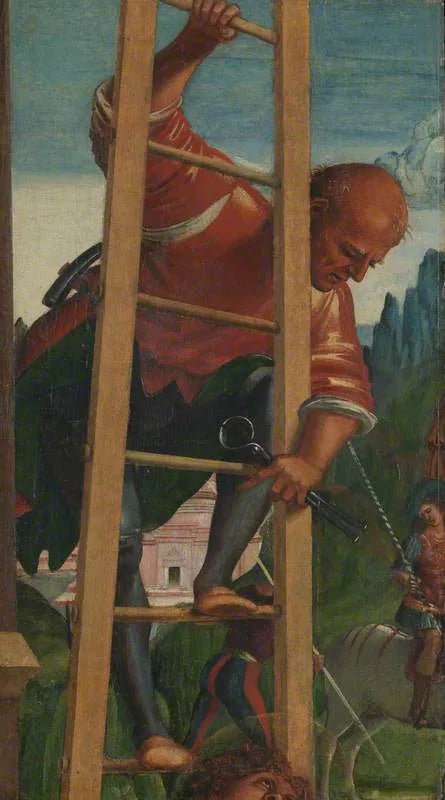 De man op een ladder - Luca Signorelli