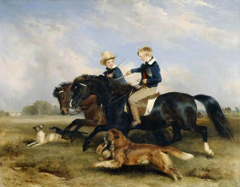 De Eervolle E. S. Russell en zijn broer - Edwin Henry Landseer

Source:
L'honorable E. S. Russell et son frère - Edwin Henry Landseer