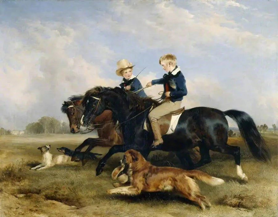 De Eervolle E. S. Russell en zijn broer - Edwin Henry Landseer

Source:
L'honorable E. S. Russell et son frère - Edwin Henry Landseer