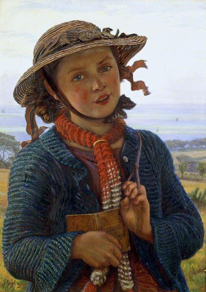 Het schoolmeisje-anthem - William Holman Hunt