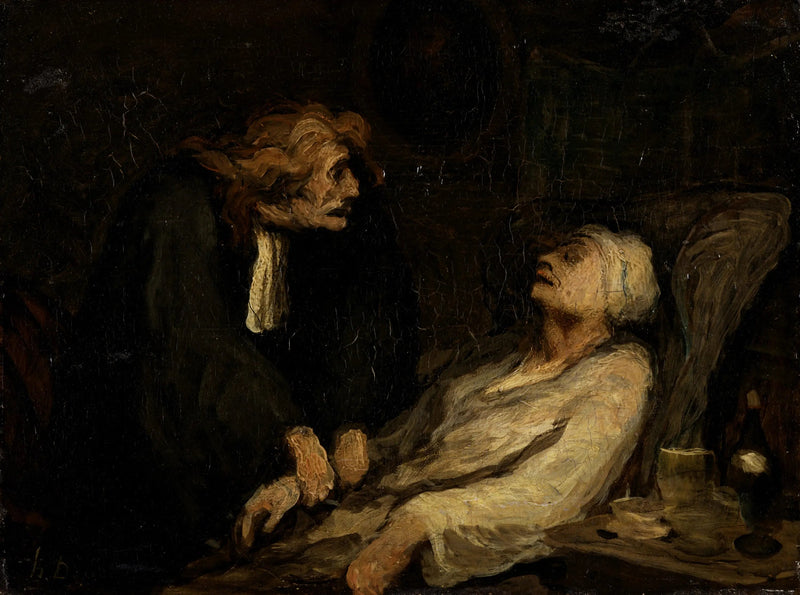 De hypochonder (De Ziekelijke) - Honoré Daumier