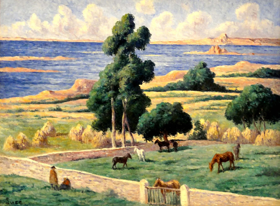 Het hout-eiland, Kermouster, Lézardrieux - Maximilien Luce