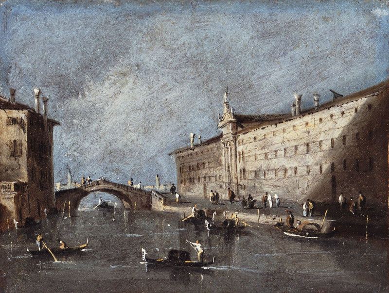 Het eiland S. Cristoforo di Murano - Francesco Guardi