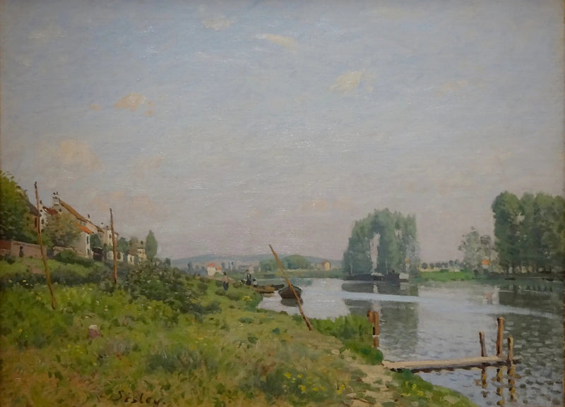 Het Eiland Saint-Denis - Alfred Sisley