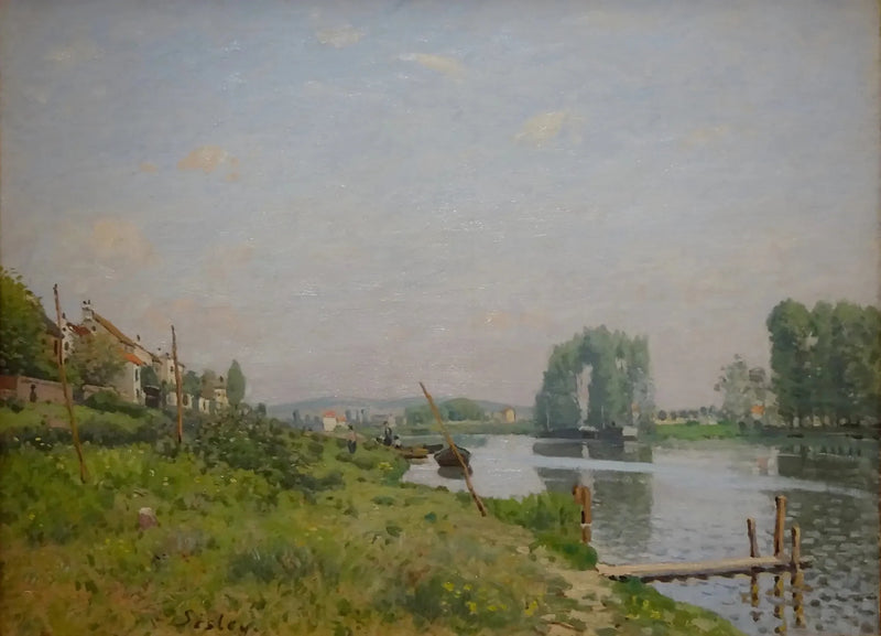 Het Eiland Saint-Denis - Alfred Sisley