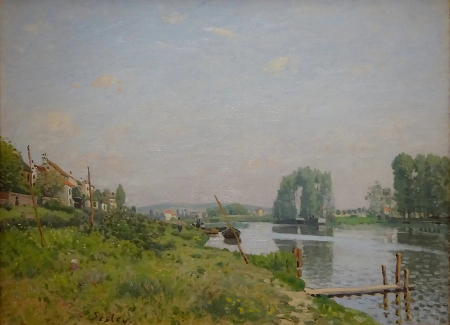 Het Eiland Saint-Denis - Alfred Sisley