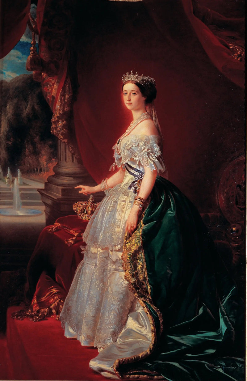De keizerin Eugénie - Franz Xaver Winterhalter

Source:
L'impératrice Eugénie - Franz Xaver Winterhalter