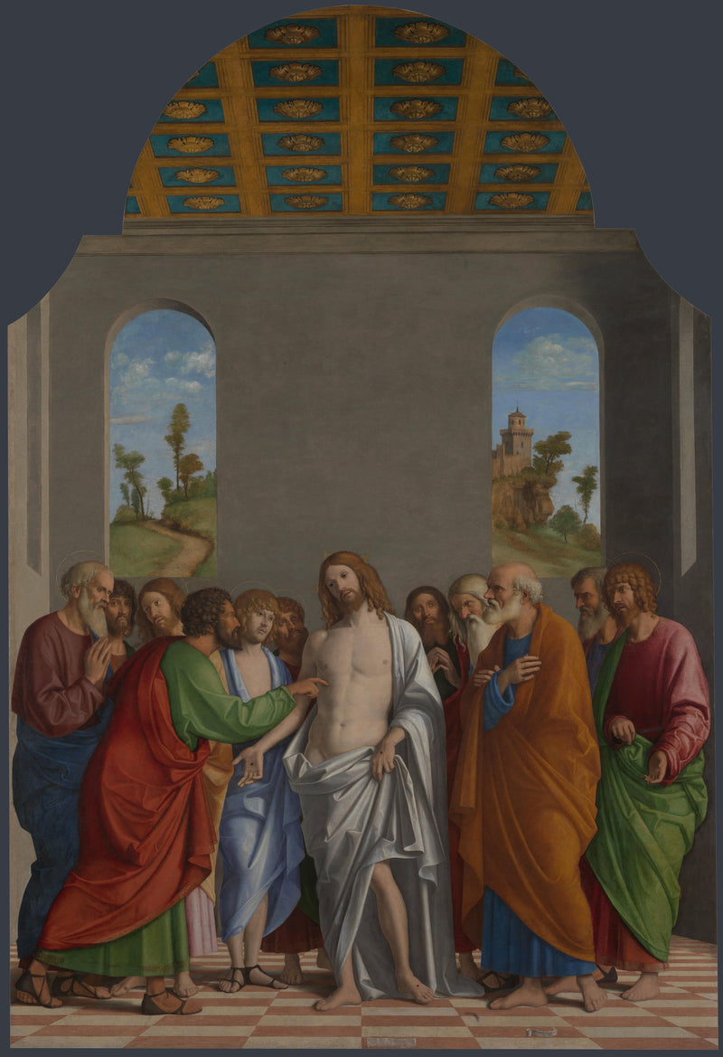 De ongeloof van Sint Thomas - Cima da Conegliano