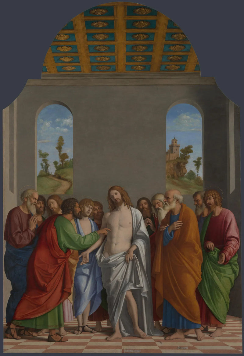 De ongeloof van Sint Thomas - Cima da Conegliano