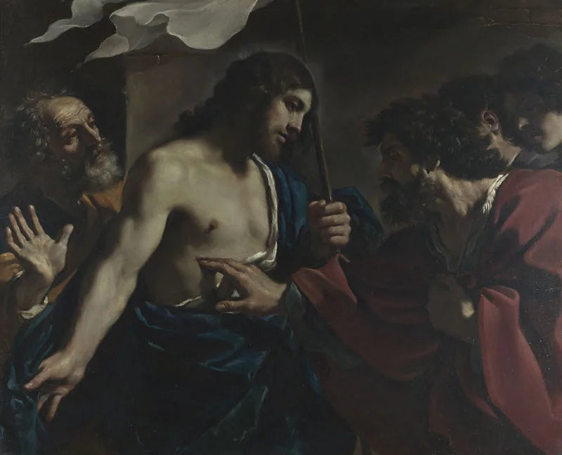 De ongeloof van Thomas - Guercino