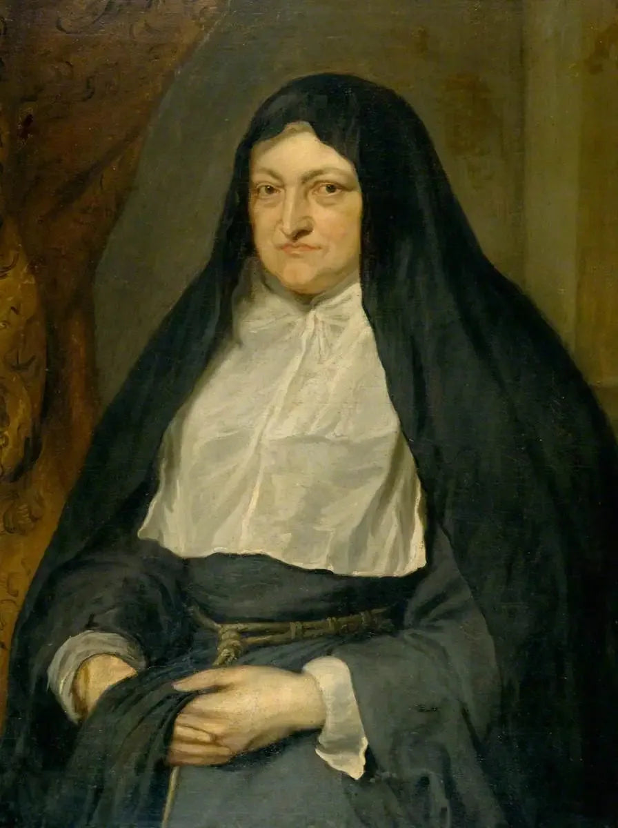 De prinses Isabelle Claire Eugénie (1566–1633), aartshertogin van Oostenrijk en regentes van de Nederlanden - Antoine van Dyck

Source:
L'infante Isabelle Claire Eugénie (1566–1633), archiduchesse d'Autriche et régente des Pays-Bas - Antoine van Dyck