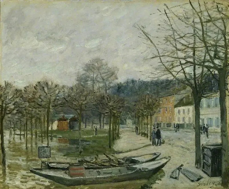 De overstroming in Port-Marly - Alfred Sisley