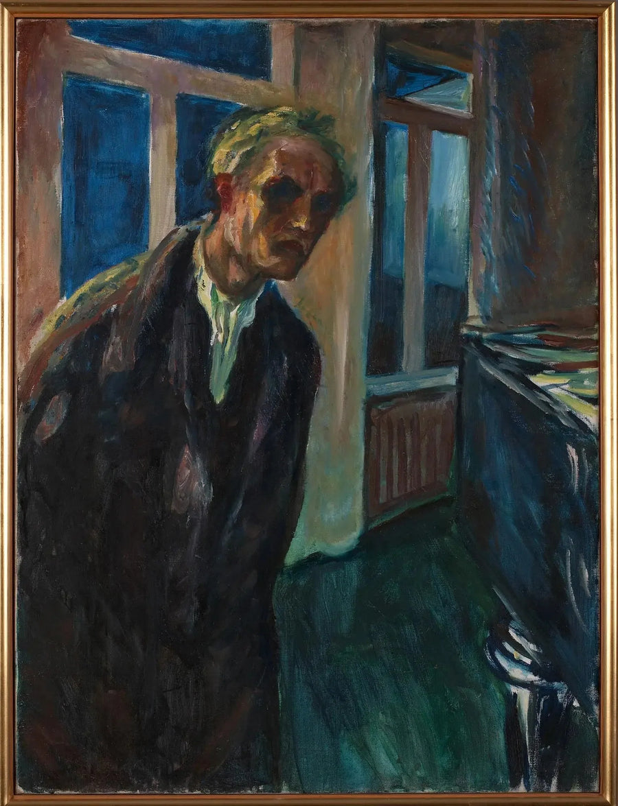De Insomniaque (zelfportret) - Edvard Munch
