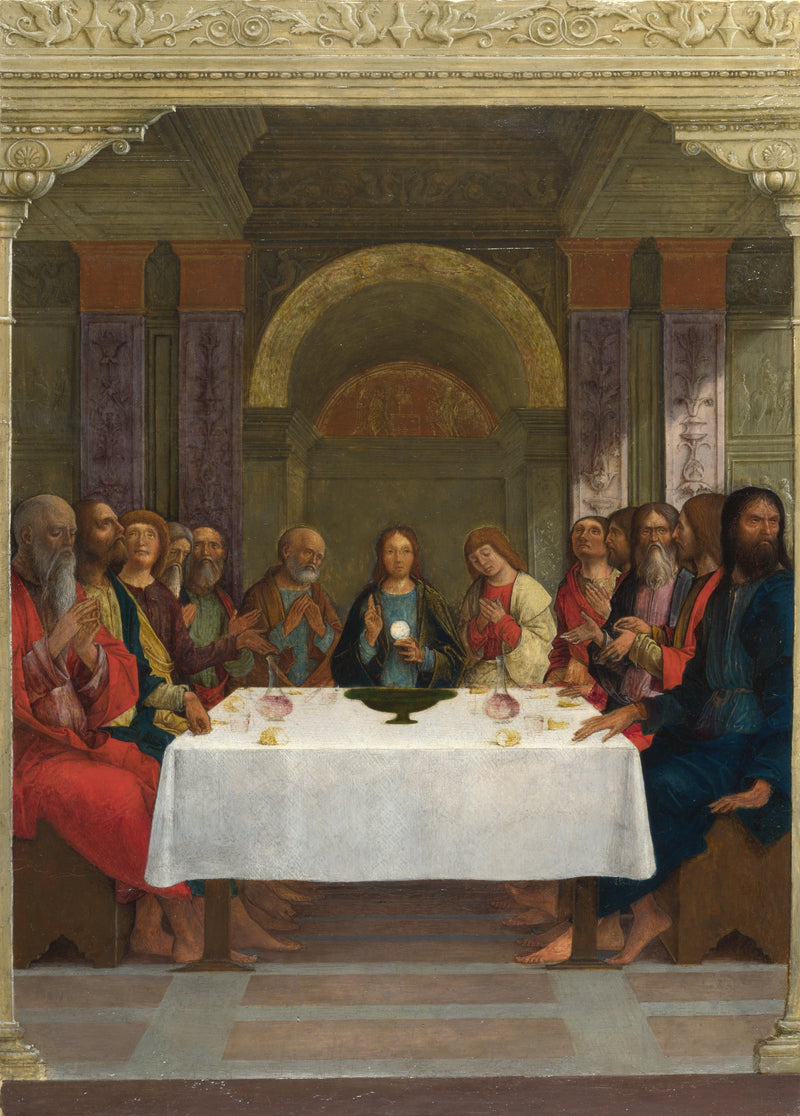 De instelling van de Eucharistie - Ercole de’ Roberti
