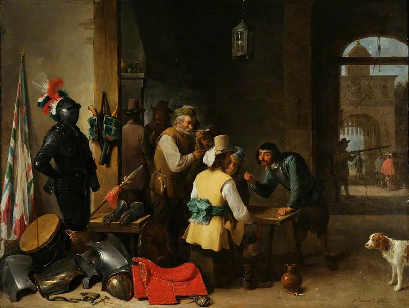 De binnenkant van een wachtruimte - David Teniers de Jonge

Source:
L'intérieur d'une salle de garde - David Teniers le Jeune